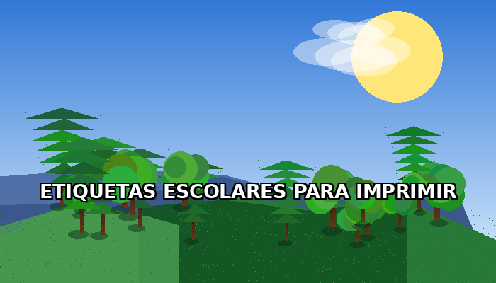 Etiquetas escolares para imprimir – Guía Completa de Acceso